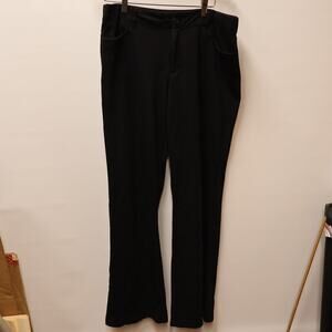 Riders by Lee Straight Leg Black Polyester Work pants SZ 16M